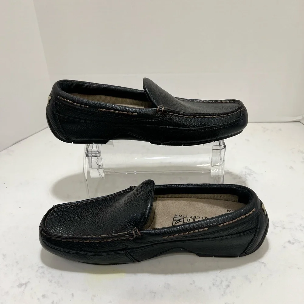 Sperry Men's Black Pebbled Loafers
